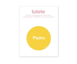 Pegatina Pequeña Amarilla para Botella