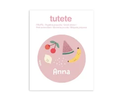 Pegatina Pequeña Fruits para Botella y Cajas Almuerzo