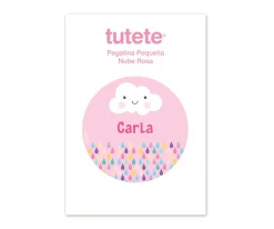 Pegatina Pequeña Nube Rosa