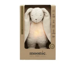 Peluche Luz-Sonido Conejo Orgánico Moonie 2.0 Sand Personalizable