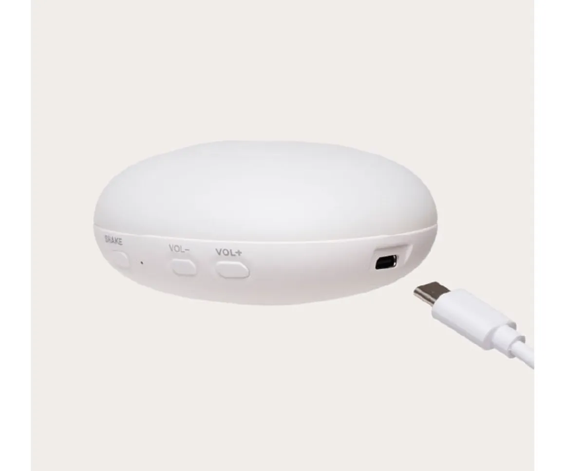 Peluche Luz-Sonido Conejo Orgánico Moonie 2.0 Sand Personalizable