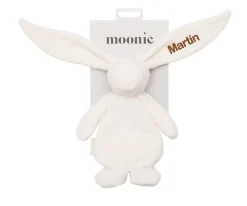 Peluche Sensorial Conejo Moonie Mini Cream Personalizable