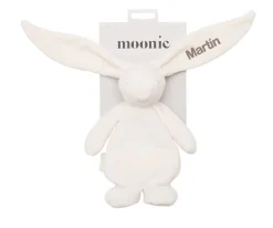 Peluche Sensorial Conejo Moonie Mini Cream Personalizable