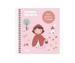 Pequeña Agenda Guardería Personalizable Little Red