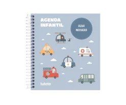 Pequeña Agenda Guardería Personalizable City Cars