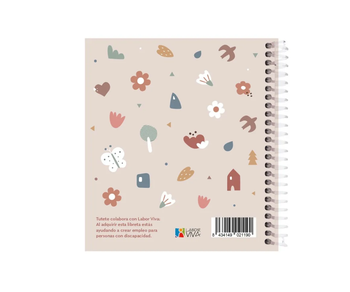 Pequeña Agenda Guardería Personalizable Geometric Nature