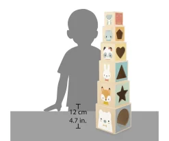 Pirámide Apilable Pure 6 Cubos