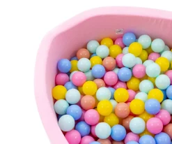 Piscina Bolas para Bebé Velvet Rosa