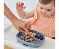 Plato 2 en 1 con Ventosa y Compartimentos Extraíbles Ocean