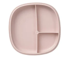Plato 2 en 1 con Ventosa y Compartimentos Extraíbles Blush