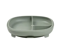 Plato 2 en 1 con Ventosa y Compartimentos Extraíbles Sage