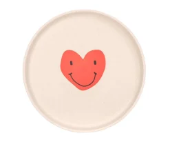 Plato Antideslizante Eco Happy Heart