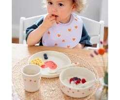 Plato Antideslizante Eco Happy Heart