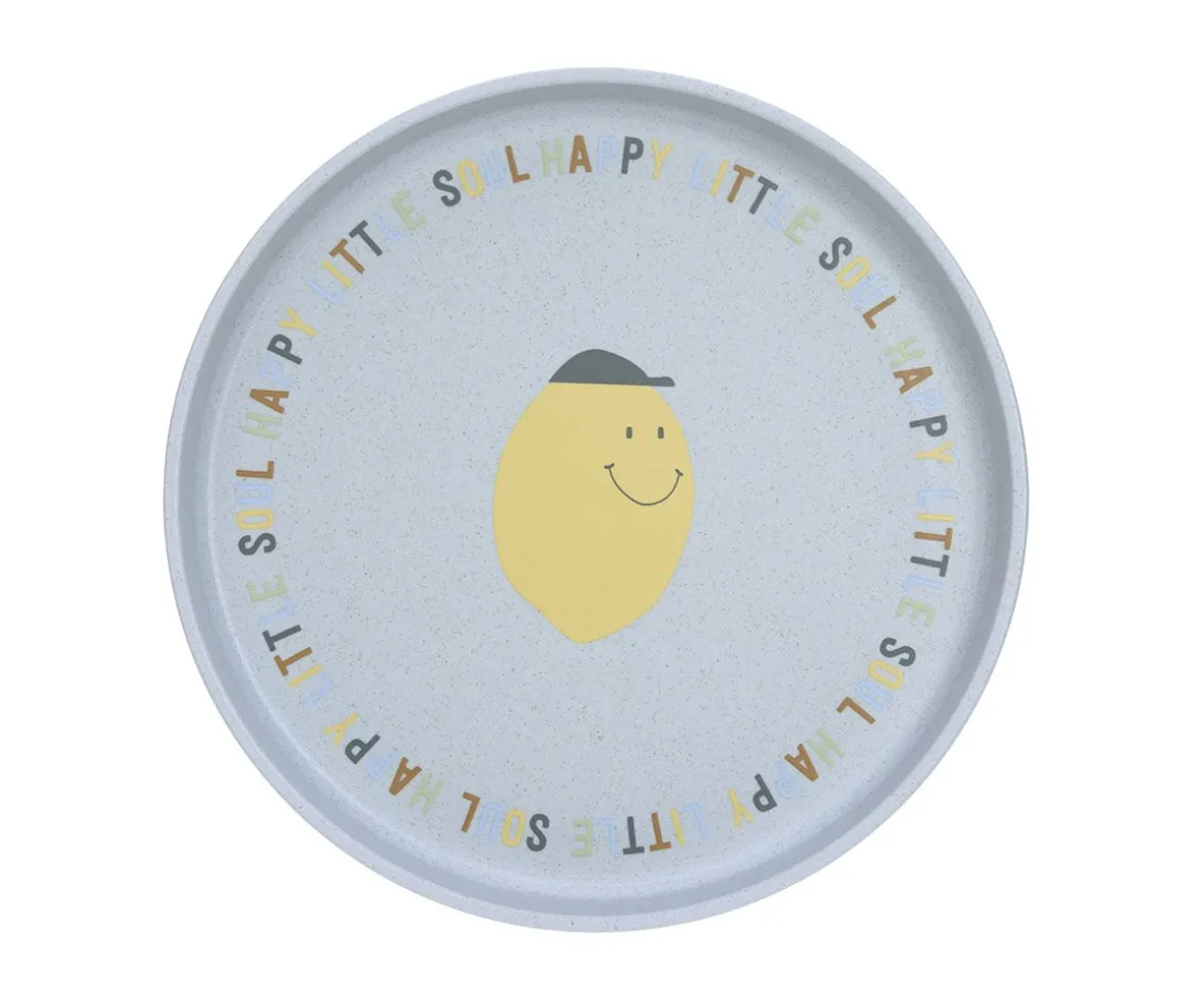 Plato Antideslizante Eco Happy Fruits Lemon