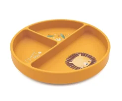 Plato de Silicona con Compartimentos León