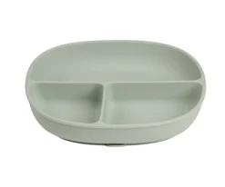 Plato de Silicona con Tapa Sage