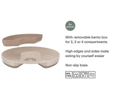 Plato Infantil Compartimentos Mio Forest Friends