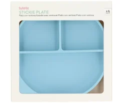Plato Silicona con Ventosa Sky Blue
