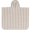 Poncho de Baño Terry Rayas GOTS Olive Green