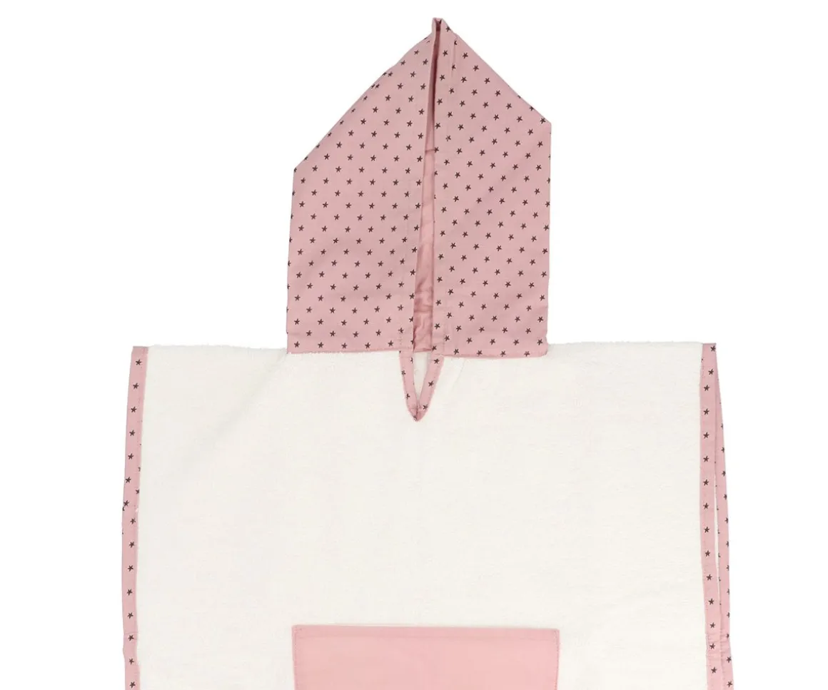 Poncho Mini Star Pink Personalizable