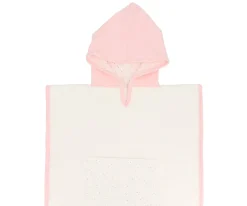 Poncho Rainbow Dots Rosa Personalizable