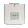 Poncho Vichy Verde Personalizable