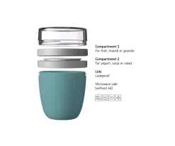 Porta Alimentos Ellipse Mini Nordic Blue