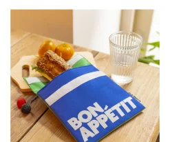 Porta Alimentos Snack Azul Antimanchas Bon Appétit