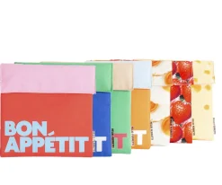 Porta Alimentos Snack Azul Antimanchas Bon Appétit