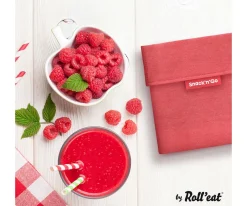 Porta Alimentos Snack n'Go Eco Rojo