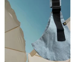 Portabebés Bandolera Wildride Light Denim Stripes