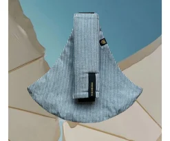 Portabebés Bandolera Wildride Light Denim Stripes