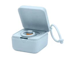 Portachupetes BIBS Liberty Chamomile Lawn Baby Blue