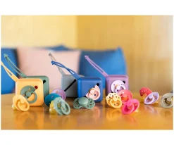 Portachupetes Case BIBS Steel Blue