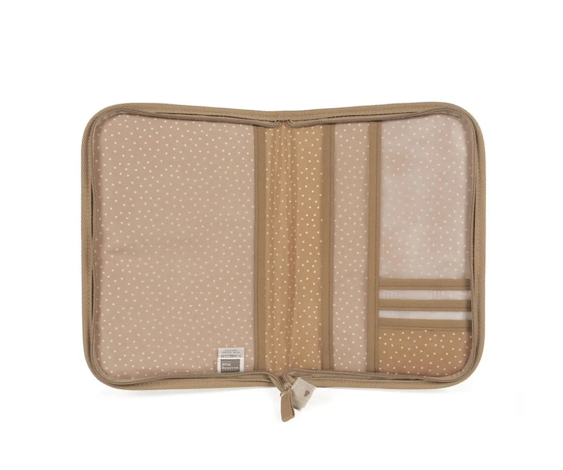 Portadocumentos Corazones Poppy Canela