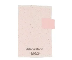 Portadocumentos Rainbow Dots Rosa Personalizable