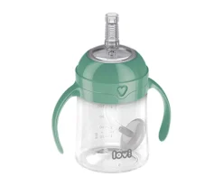 Primera Taza con Pajita Lovi Verde