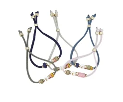 Pulsera Elástica 1 Inicial Azul Grisáceo