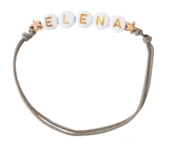 Pulsera Estrellas Doradas Personalizada Topo
