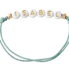 Pulsera Estrellas Doradas Personalizada Menta