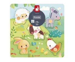 Puzle Encajable Táctil 5 Piezas Farmhouse