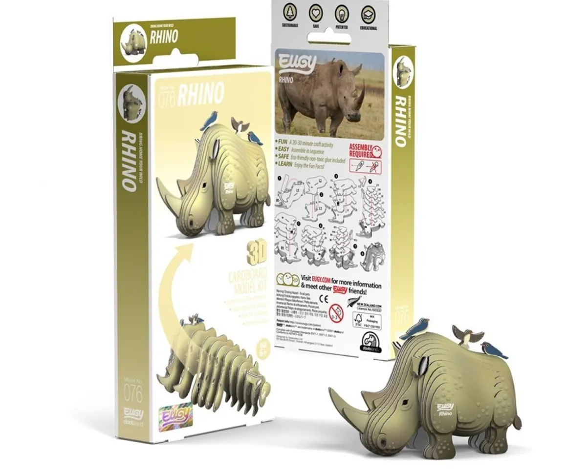 Puzzle 3D Eugy Rinoceronte