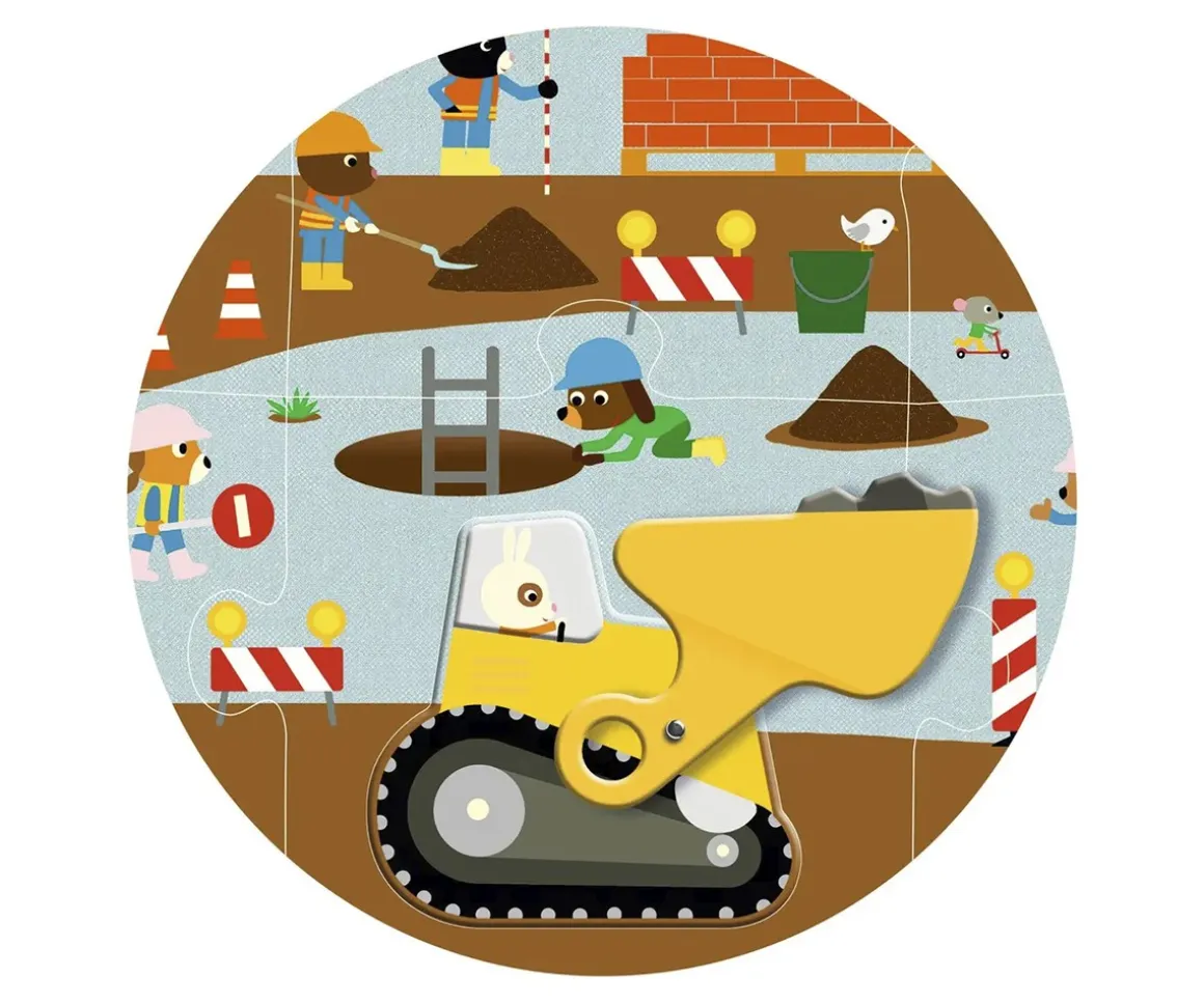 Puzzle Gigante Sitio de Construcción