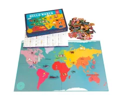 Puzzle Magnético Mapa Del Mundo