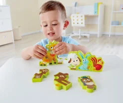 Puzzle Números y Animales de Granja