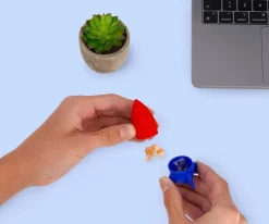 Sacapuntas con Goma Cohete Space