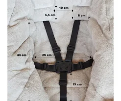 Saco Carro Bebé 3 en 1 Jibot Sweet Toffe