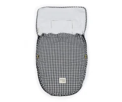 Saco Cuco 2 en 1 I Love Vichy Negro Entretiempo