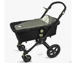 Saco Cuco 2 en 1 I Love Vichy Negro Entretiempo