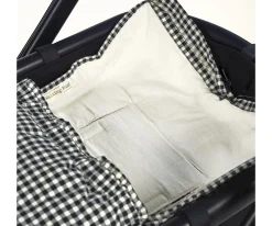 Saco Cuco 2 en 1 I Love Vichy Negro Entretiempo